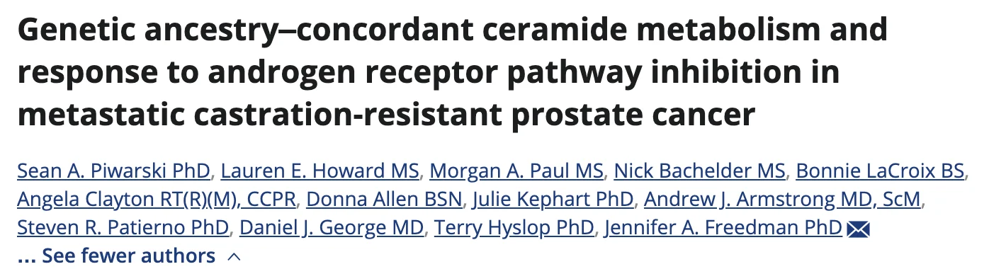 New Study Could Help Pave the Way for More Personalized Treatment in Advanced Prostate Cancer - Duke Cancer Institute