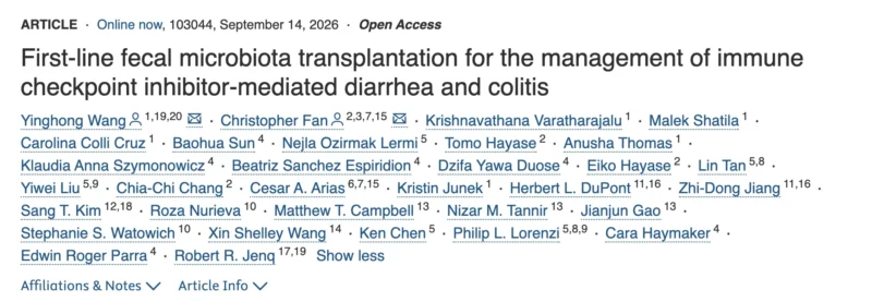 Nicholas Hornstein: Fecal Microbiota Transplant Achieves Responses in Patients With ICI Colitis