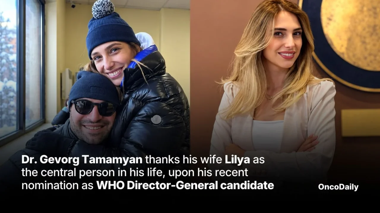 My Biggest Believer, My Strongest Supporter, and the Love of My Life – Dr. Gevorg Tamamyan’s First Message During His WHO Director-General Campaign
