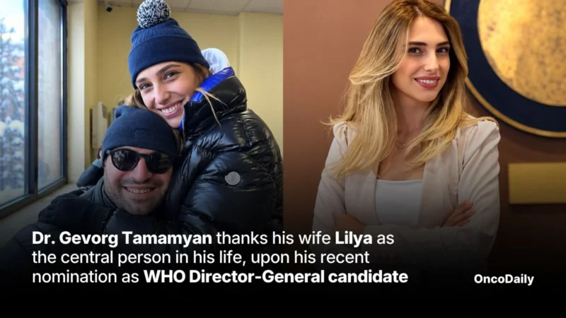 My Biggest Believer, My Strongest Supporter, and the Love of My Life – Dr. Gevorg Tamamyan’s First Message During His WHO Director-General Campaign