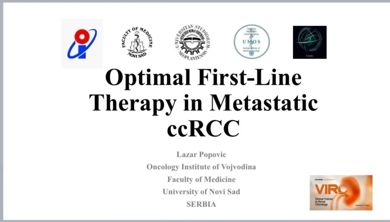 Lazar Popovic: Choosing Optimal First-Line Immunotherapy for Metastatic RCC at VIRO 2026 2 Lazar Popovic: Choosing Optimal First-Line Immunotherapy for Metastatic RCC at VIRO 2026