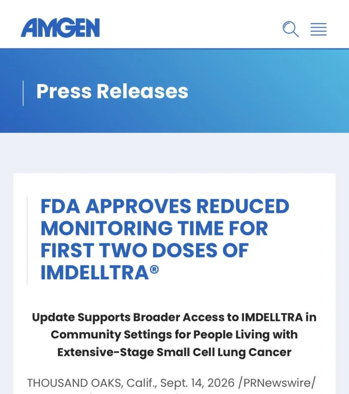 Arthi Sridhar: What the FDA’s Reduced Monitoring Update Means for Tarlatamab 2 Arthi Sridhar: What the FDA’s Reduced Monitoring Update Means for Tarlatamab