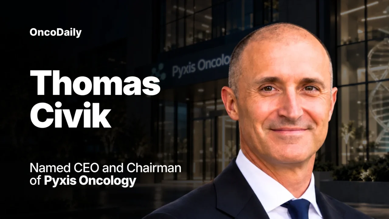 Pyxis Oncology Appoints Thomas Civik as CEO and Chairman of the Board