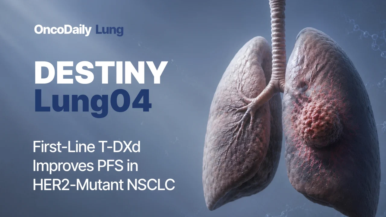 DESTINY-Lung04 Redefines First-Line Treatment in HER2-Mutant NSCLC, With PFS Benefit but No Current OS Advantage