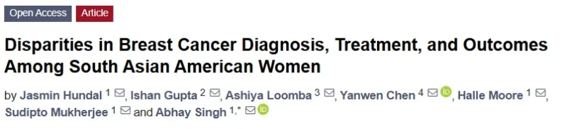 Jasmin Hundal: New Study Reveals Breast Cancer Disparities Among South Asian American Women