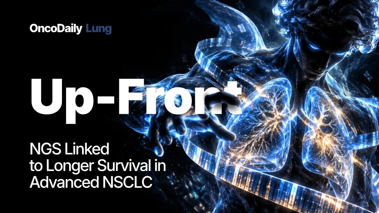 Up-Front NGS in Advanced NSCLC: Real-World Data Link Earlier Molecular Testing to Longer Survival