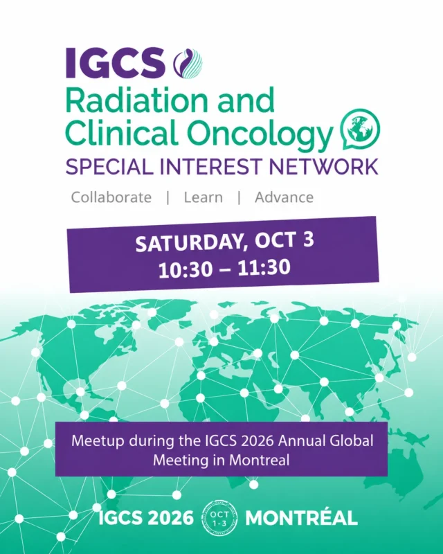 Join the Conversation at the Radiation and Clinical Oncology Meetup - IGCS 2 Join the Conversation at the Radiation and Clinical Oncology Meetup - IGCS