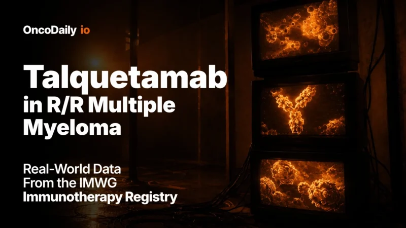 Talquetamab in R/R Multiple Myeloma: Real-World Analysis From the IMWG Immunotherapy Registry