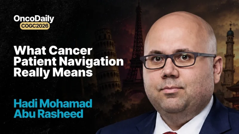 Hadi Mohamad Abu Rasheed at COGC 2026: From Financial Navigation to Better Cancer Care