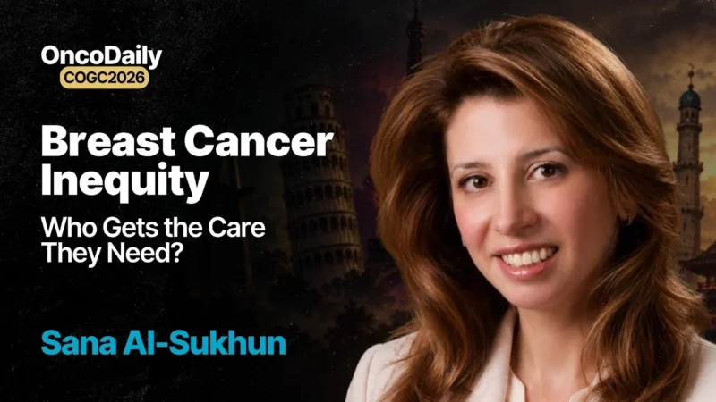 Sana Al Sukhun at COGC 2026: Breast Cancer Priorities Where Resources Are Limited