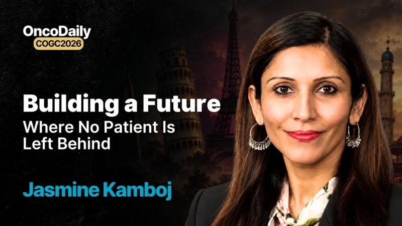 Jasmine Kamboj at COGC 2026: Let Us Build a Better Future of Oncology Together