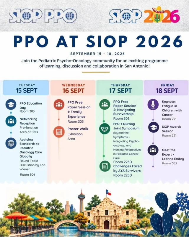 What’s Ahead for Pediatric Psycho-Oncology at SIOP 2026? - SIOP Paediatric Psycho-oncology Network