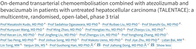 Allan Pereira: TALENTACE Strengthens TACE with Atezolizumab and Bevacizumab in HCC 3 Allan Pereira: TALENTACE Strengthens TACE with Atezolizumab and Bevacizumab in HCC