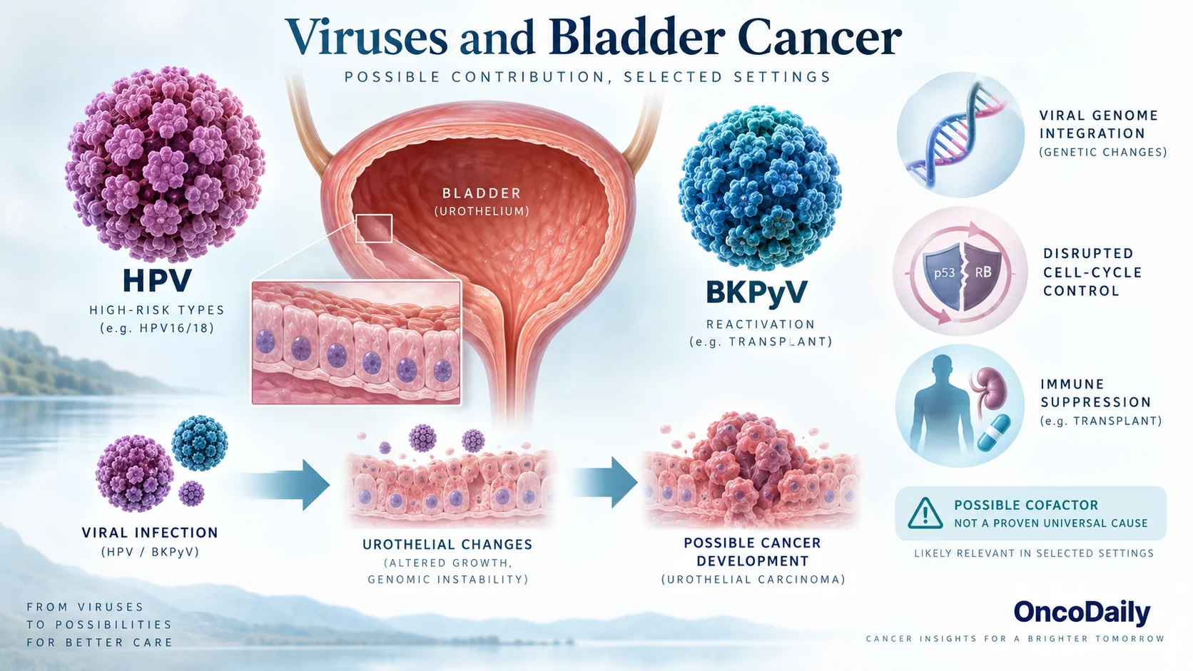 The Viral Side of Bladder Cancer: BK Polyomavirus, HPV, and Urothelial Carcinoma