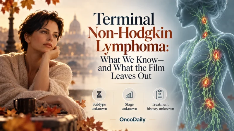 Sweet November Cancer Explained: Keanu Reeves, Charlize Theron and Sara’s Non-Hodgkin Lymphoma. 2 AT