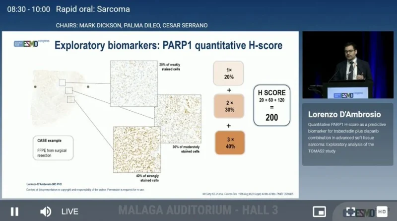 Herbert Loong: Lorenzo D’Ambrosio Explores PARP1 H-Score in Advanced Soft Tissue Sarcomas 2 Herbert Loong: Lorenzo D’Ambrosio Explores PARP1 H-Score in Advanced Soft Tissue Sarcomas