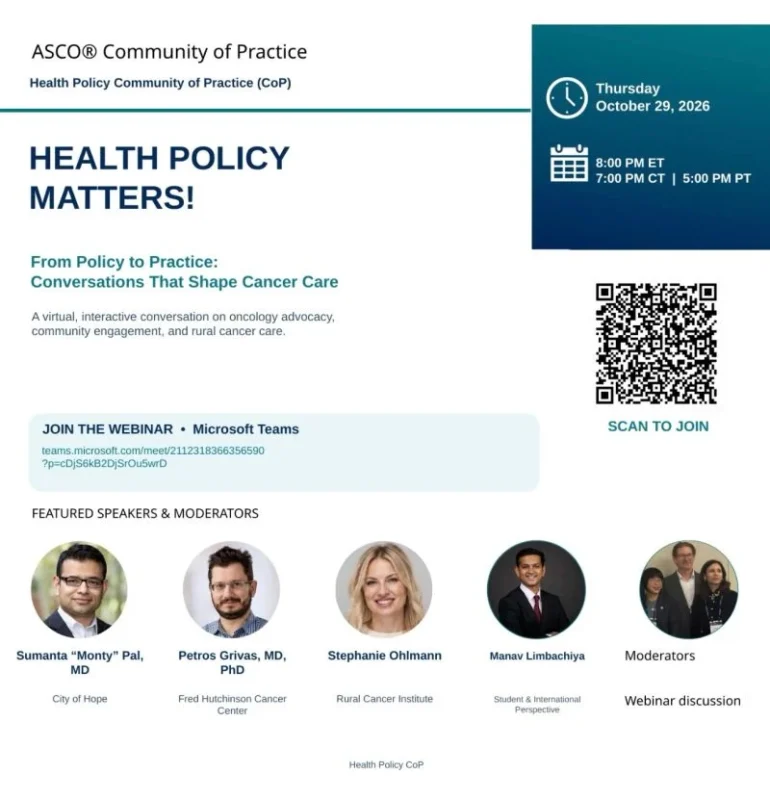 Jasmine Kamboj: ASCO Advocacy Summit Brings Oncology Advocacy and Policy Into Focus