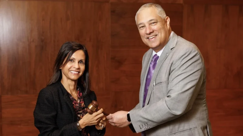 The ASTRO Board Chair Gavel Has Passed From Dr. Keole to Dr. Vapiwala