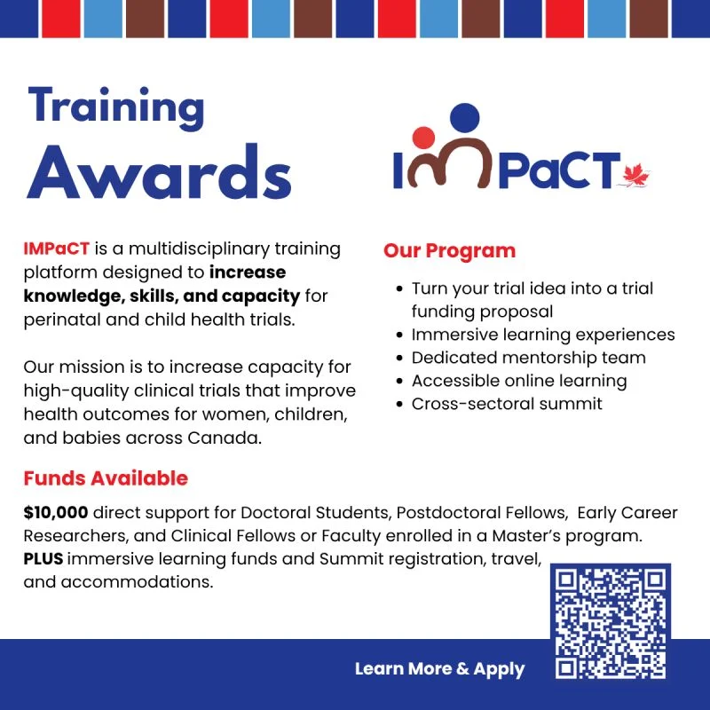 Daniel Morgenstern: Applications Open for IMPaCT Training Award to Turn Your Trial Idea into Reality 2 Daniel Morgenstern