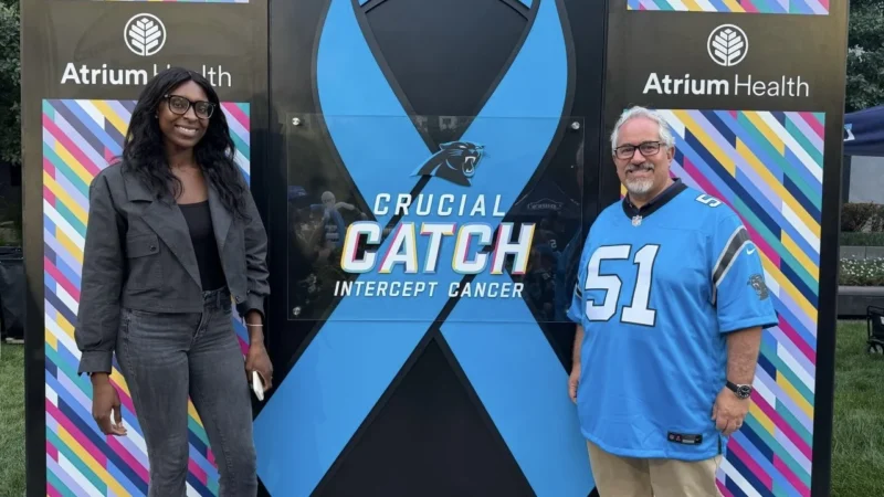 Ruben Mesa: NFL And Carolina Panthers Unite To Raise Cancer Awareness