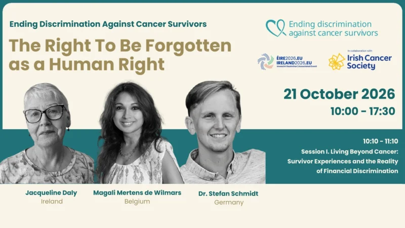 Françoise Meunier: The Right To Be Forgotten Starts With Listening to Cancer Survivors
