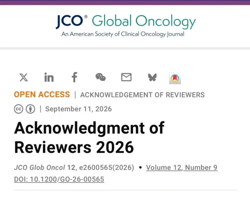 Omar Abdihamid: Honored to Contribute to the Global Oncology Research Community 2 Omar Abdihamid: Honored to Contribute to the Global Oncology Research Community