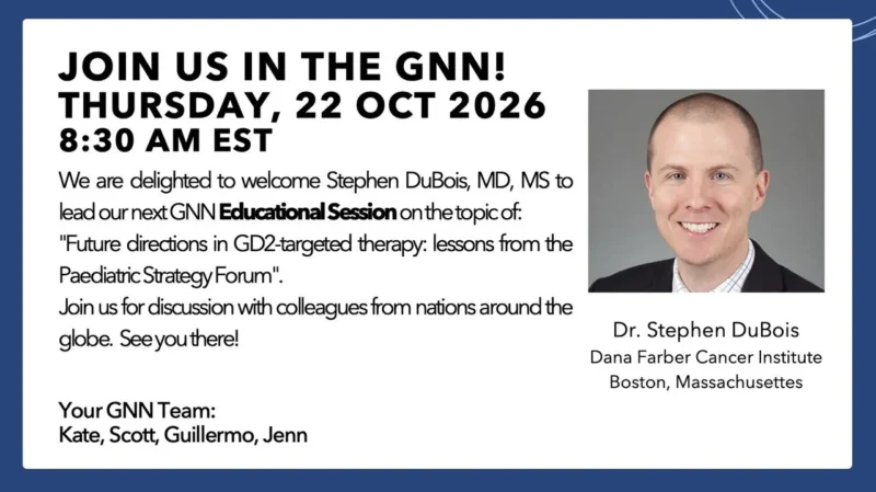 Ruzanna Papyan: Opportunity to Join the Discussion on Future Directions in GD2-Targeted Therapy for Neuroblastoma 2 Ruzanna Papyan