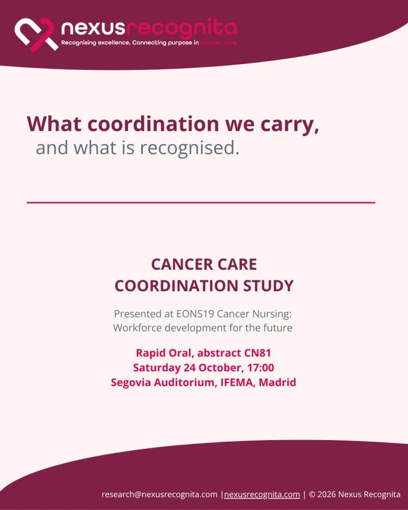 Istvan Borbiro: Presenting Cancer Care Coordination Study at EONS19 in Madrid 2 Istvan Borbiro