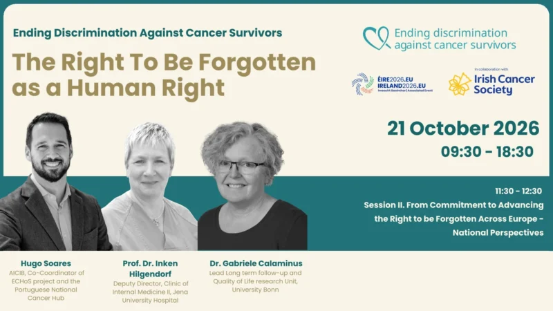 Françoise Meunier: A European Perspective on the Right to Be Forgotten for Cancer Survivors
