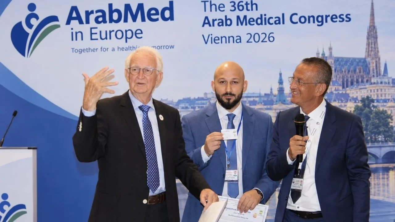 Mohammad Hojouj: Young Physician Honoured for Best Lecture at ArabMed in Europe 2026