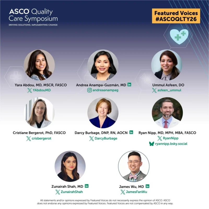 James Fan Wu: What to Expect From the ASCO Quality Care Symposium 2026? 2 James Fan Wu: What to Expect From the ASCO Quality Care Symposium 2026?