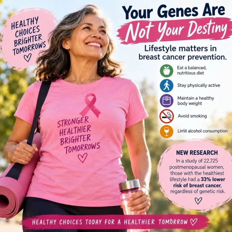Kefah Mokbel: Your Genes Are Not Your Destiny - Lifestyle Matters in Breast Cancer Prevention!
