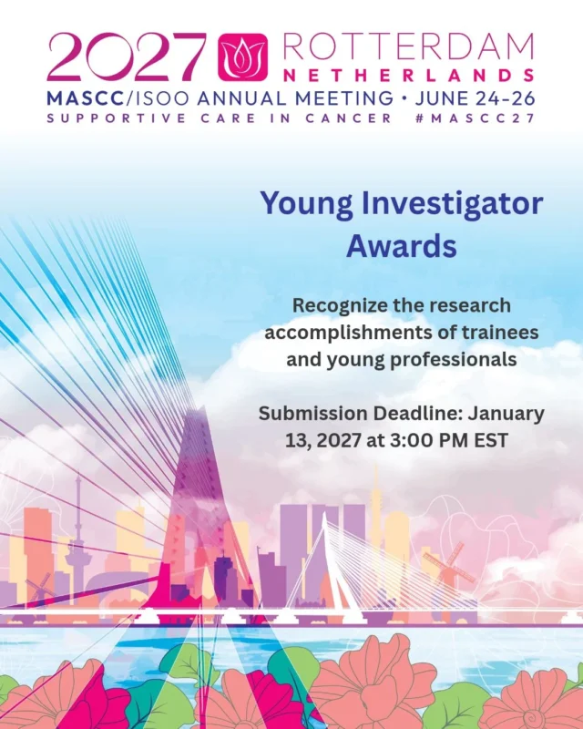 Young Investigators Can Receive Free Registration and Travel Support - MASCC