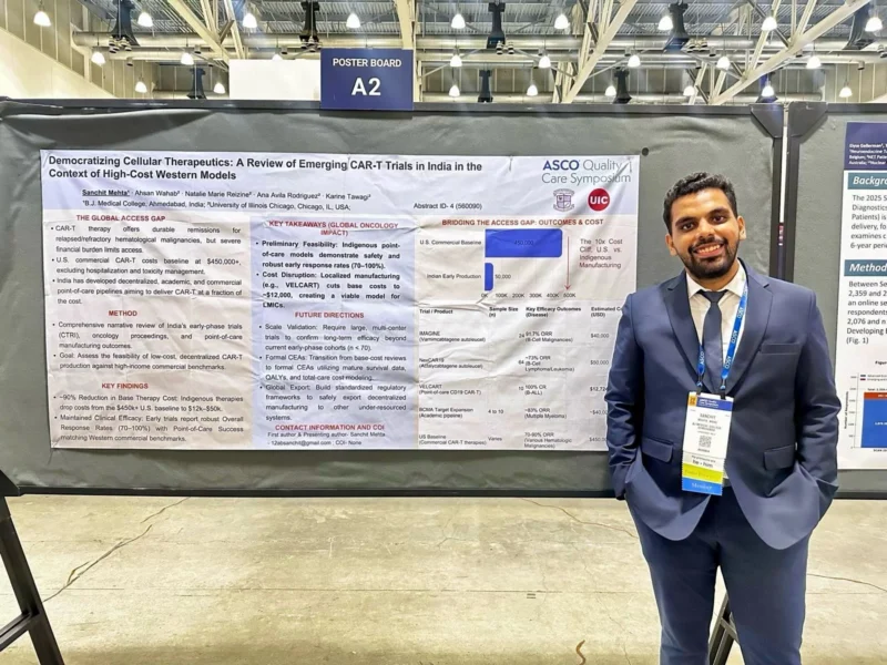 Sanchit Mehta: Exploring More Accessible CAR-T Therapy in India 2 Sanchit Mehta: Exploring More Accessible CAR-T Therapy in India