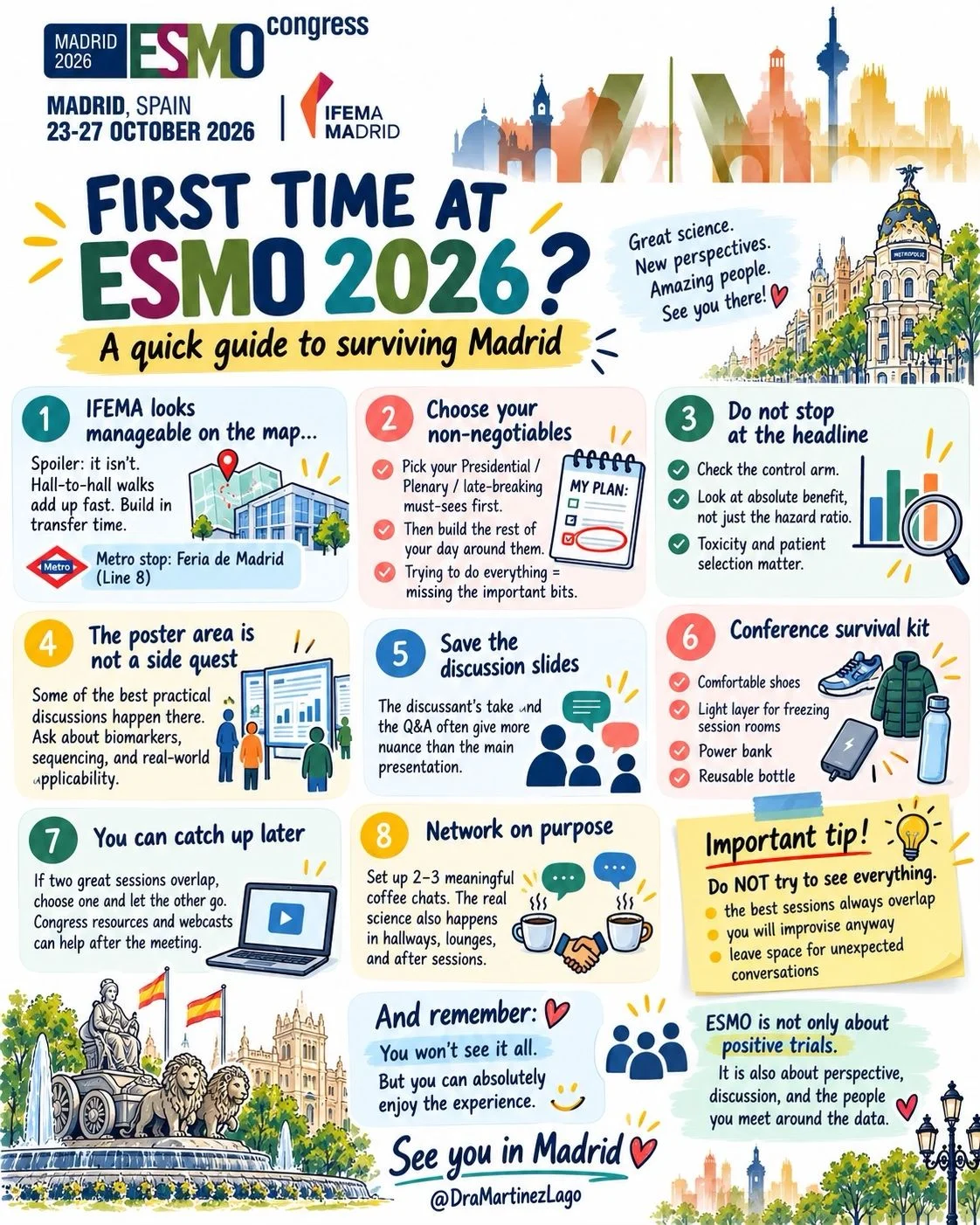Nieves Martínez Lago: A Few Tips to Make the Most of ESMO 2026 2 Nieves Martínez Lago: A Few Tips to Make the Most of ESMO 2026
