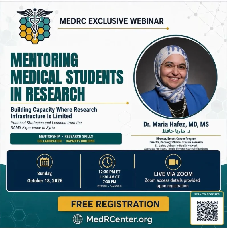 Maria Hafez: Can Medical Research Go Beyond Publications to Create Real Impact? 2 Maria Hafez: Can Medical Research Go Beyond Publications to Create Real Impact?