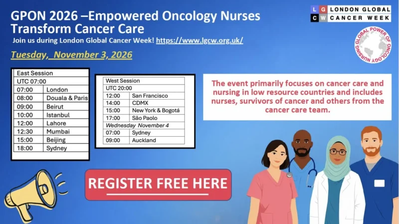 GPON 2026 Offers Free Virtual Conference for Nurses and Cancer Care Professionals - ecancer 2 ecancer
