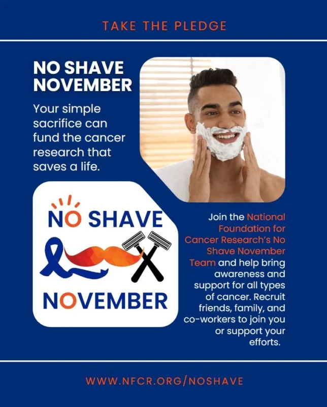 Growing Awareness and Funding Cancer Research Through No Shave November – NFCR