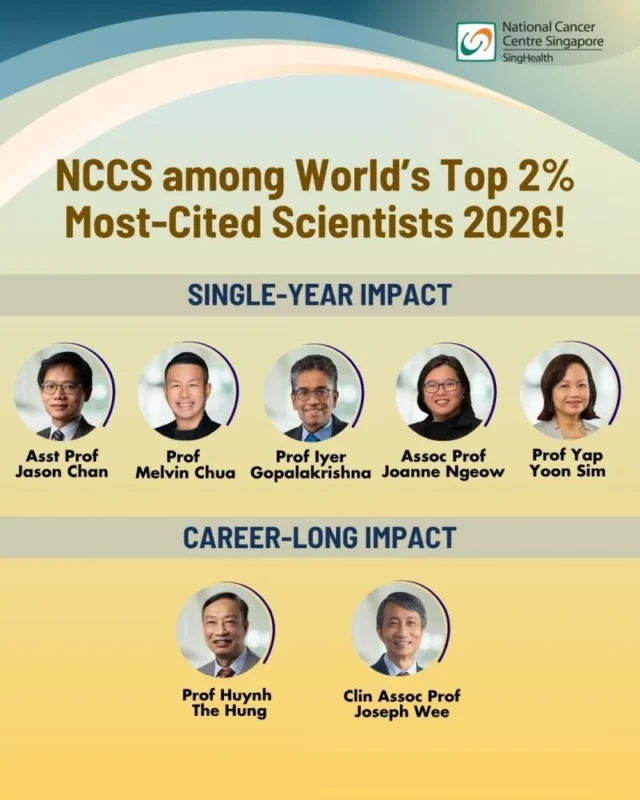 How Are NCCS Researchers Making a Global Impact on Oncology Research? - National Cancer Centre Singapore 2 How Are NCCS Researchers Making a Global Impact on Oncology Research? - National Cancer Centre Singapore