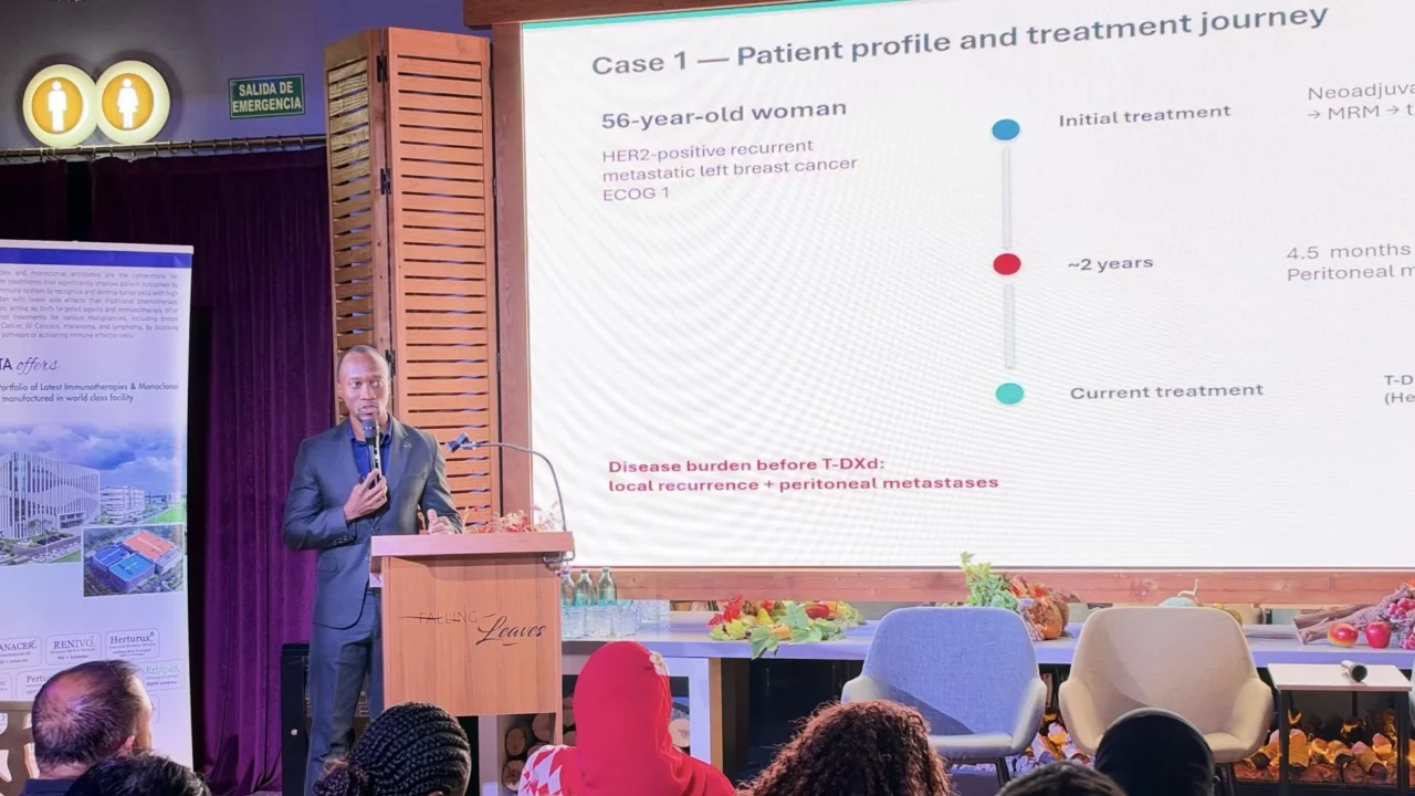 Emmanuel Mduma: Sharing Early Clinical Experience With Trastuzumab Deruxtecan in Tanzania at RENATA PLC 2026