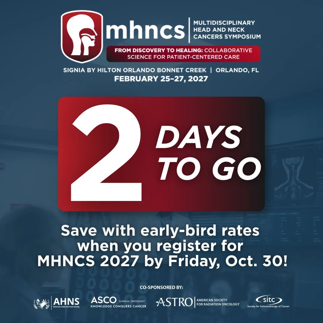 2 Days Left to Save on Registration for the MHNCS 2027 - ASTRO