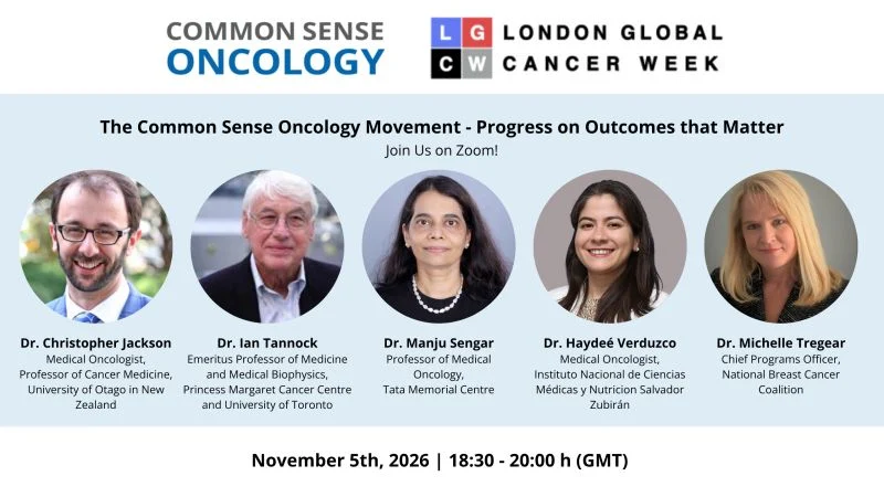 Common Sense Oncology Expands the Conversation Around Better Cancer Care