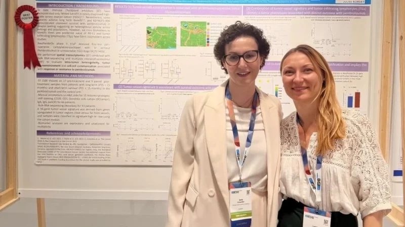 Laurence Buisseret: Congratulations to Laetitia Collet on Being Recognized With a Best Poster Award for Gynecological Cancers