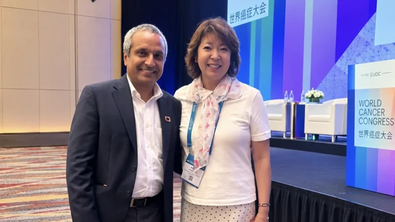 Dilyara Kaidarova Congratulates CS Pramesh on His Election as UICC President-Elect