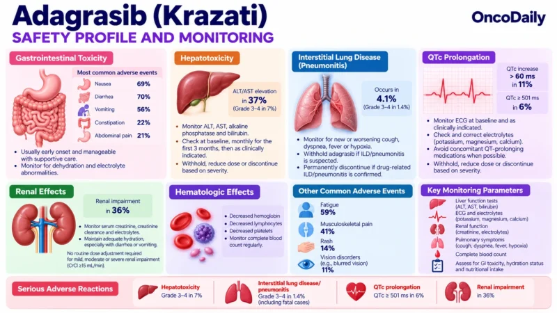 Adagrasib (Krazati; MRTX849): Understanding Its Mechanism, Dosing, Clinical Uses, and Role in KRAS G12C-Mutated Cancers 4 Adagrasib OncoDaily