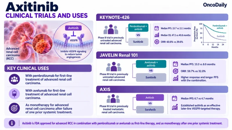 Axitinib (Inlyta): Understanding Its Mechanism, Dosing, Clinical Uses, and Role in Advanced Renal Cell Carcinoma 3 Axitinib OncoDaily
