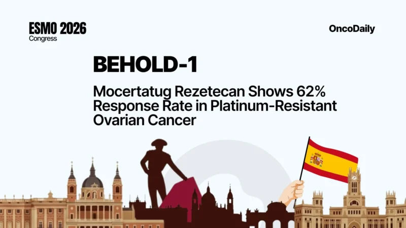 BEHOLD-1 at ESMO 2026: Mocertatug Rezetecan Shows 62% Response Rate in Platinum-Resistant Ovarian Cancer