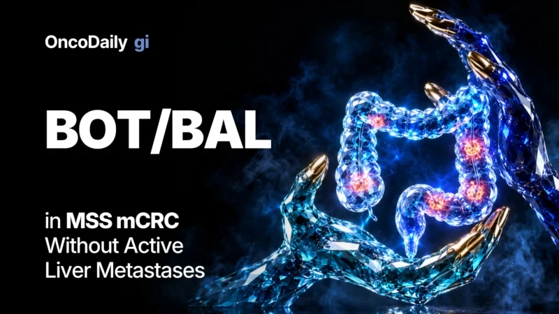 BOT/BAL in MSS Metastatic Colorectal Cancer Without Active Liver Metastases