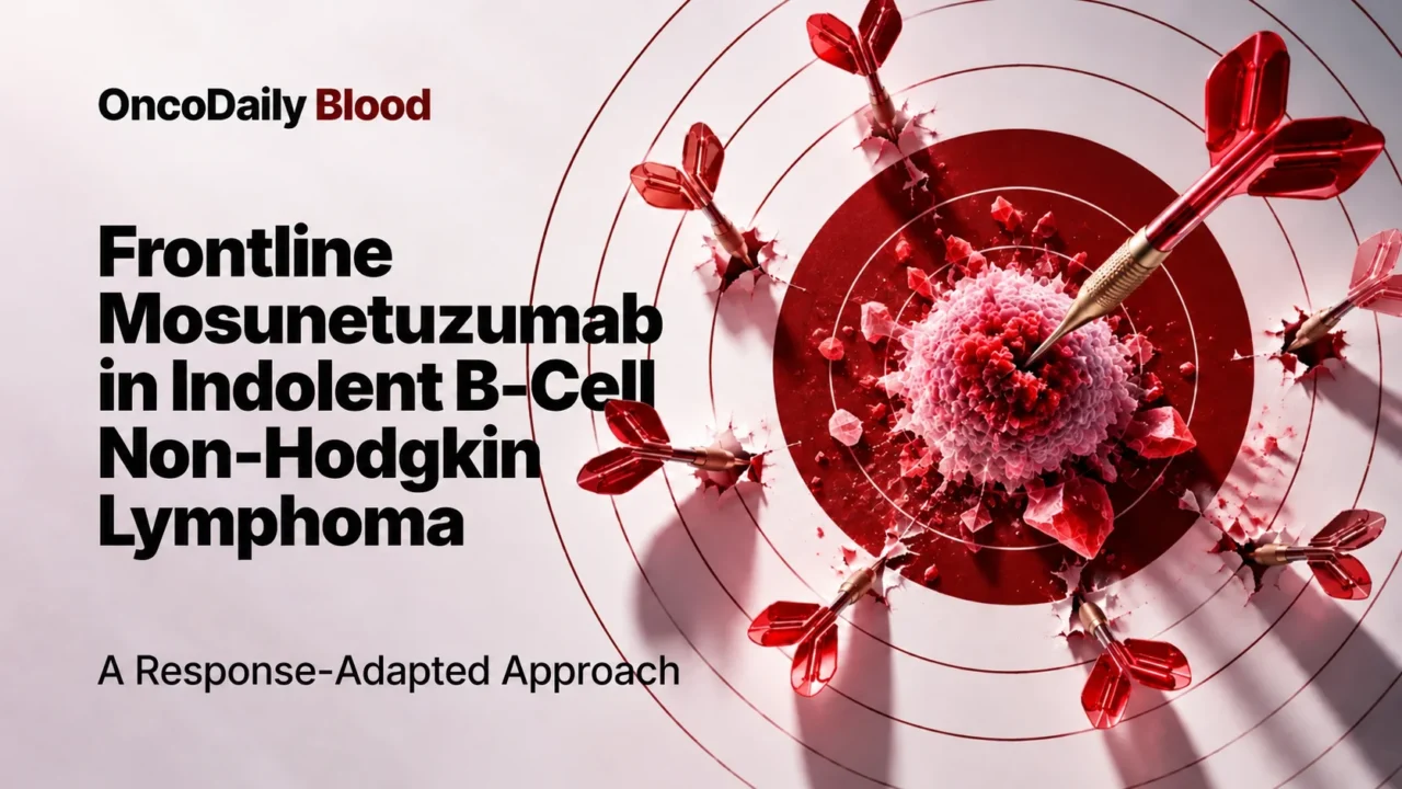 Frontline Mosunetuzumab in Follicular and Marginal Zone Lymphoma: A Response-Adapted Approach