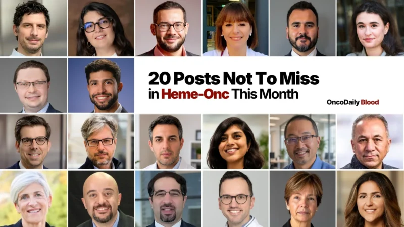 20 Heme-Onc Posts Not to Miss from October